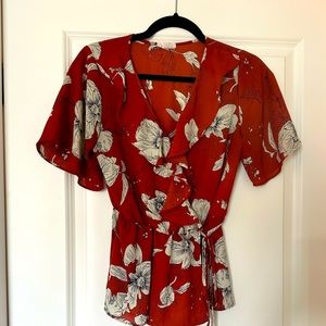 Sienna sky blouse